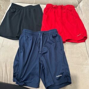Athletic Works Black and Red Athletic Shorts